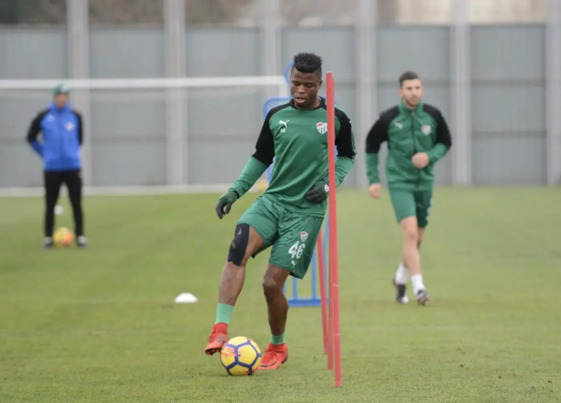 Mikel Agu Returns to Action as Bursaspor Salvage Draw against Genclerbirligi