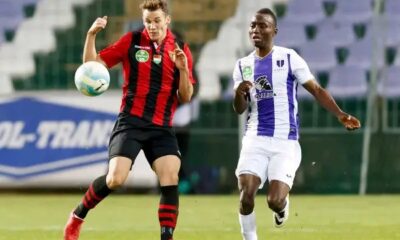 Former Flying Eagles Forward Nwobodo Shines in New Role, Nets First Goal for Ujpest