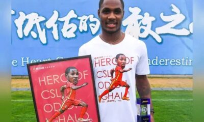 Odion Ighalo Clinches Chinese Super League Player of the Month Award