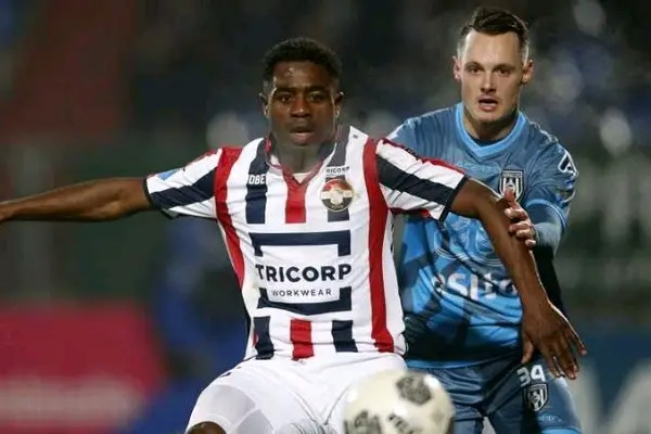 Ogbeche Suffers Injury Blow in Willem II Cup Victory