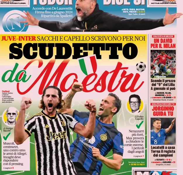 Today’s Papers – Tudor says yes to Napoli, Derby d’Italia for Scudetto