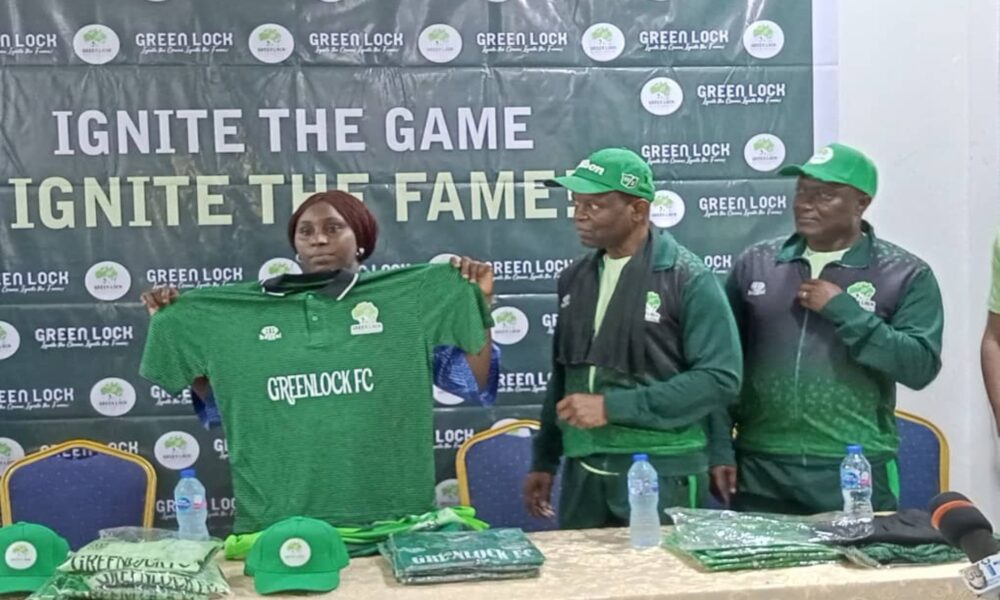 A new club birthed in Abuja as Greenlock FC unveil logo, kits and website