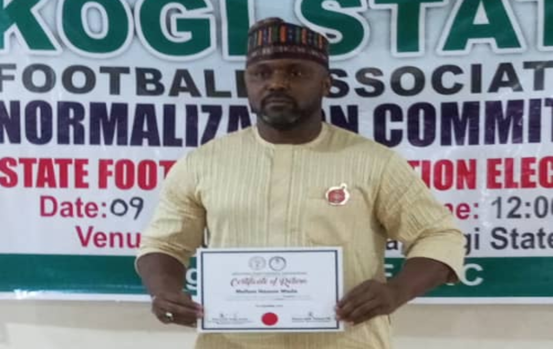 Ex Governor Wada’s son, Hassan elected as new Kogi FA Chairman