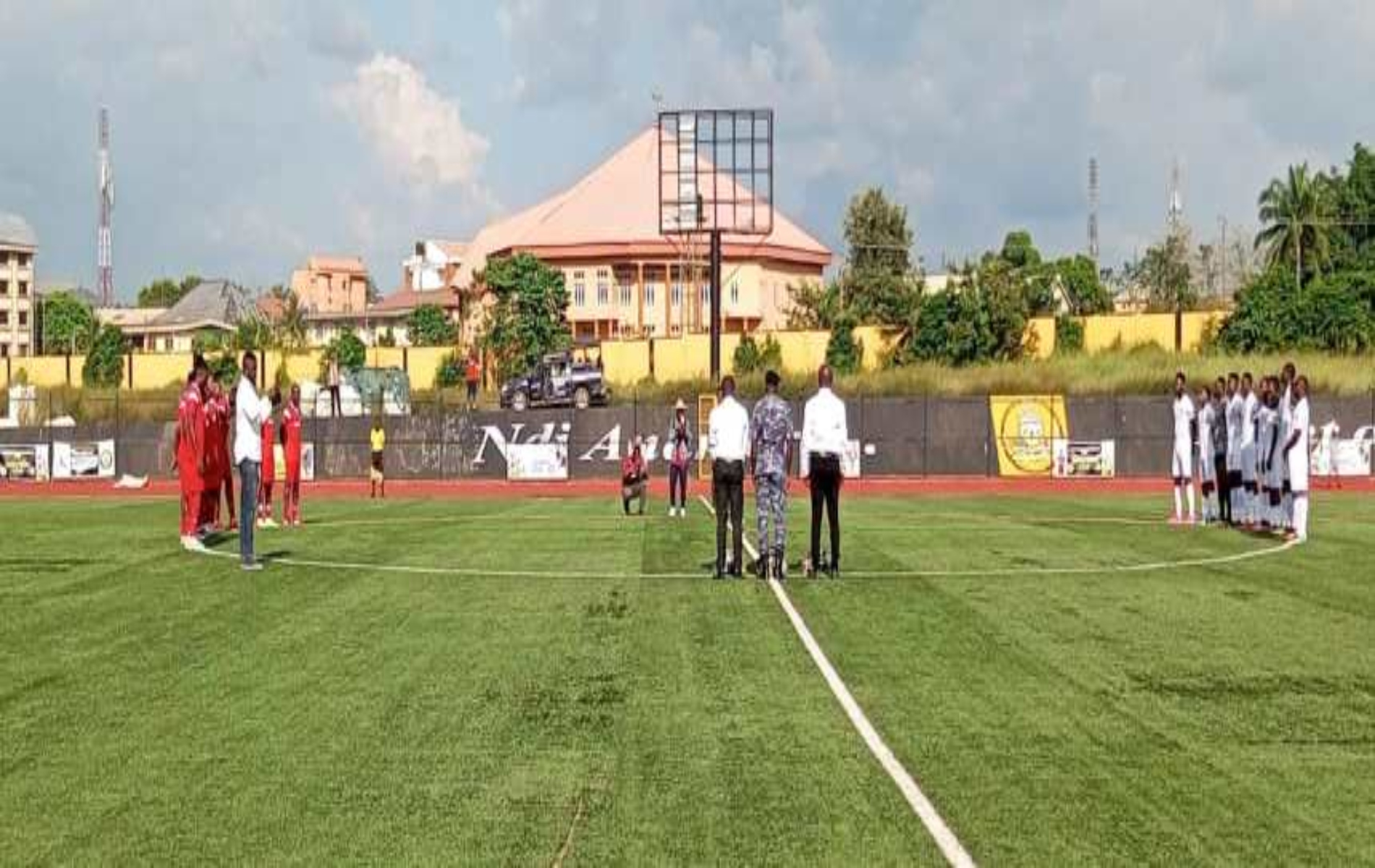 Rangers, Heartland pay respect to fallen sport heroes in NPFL match