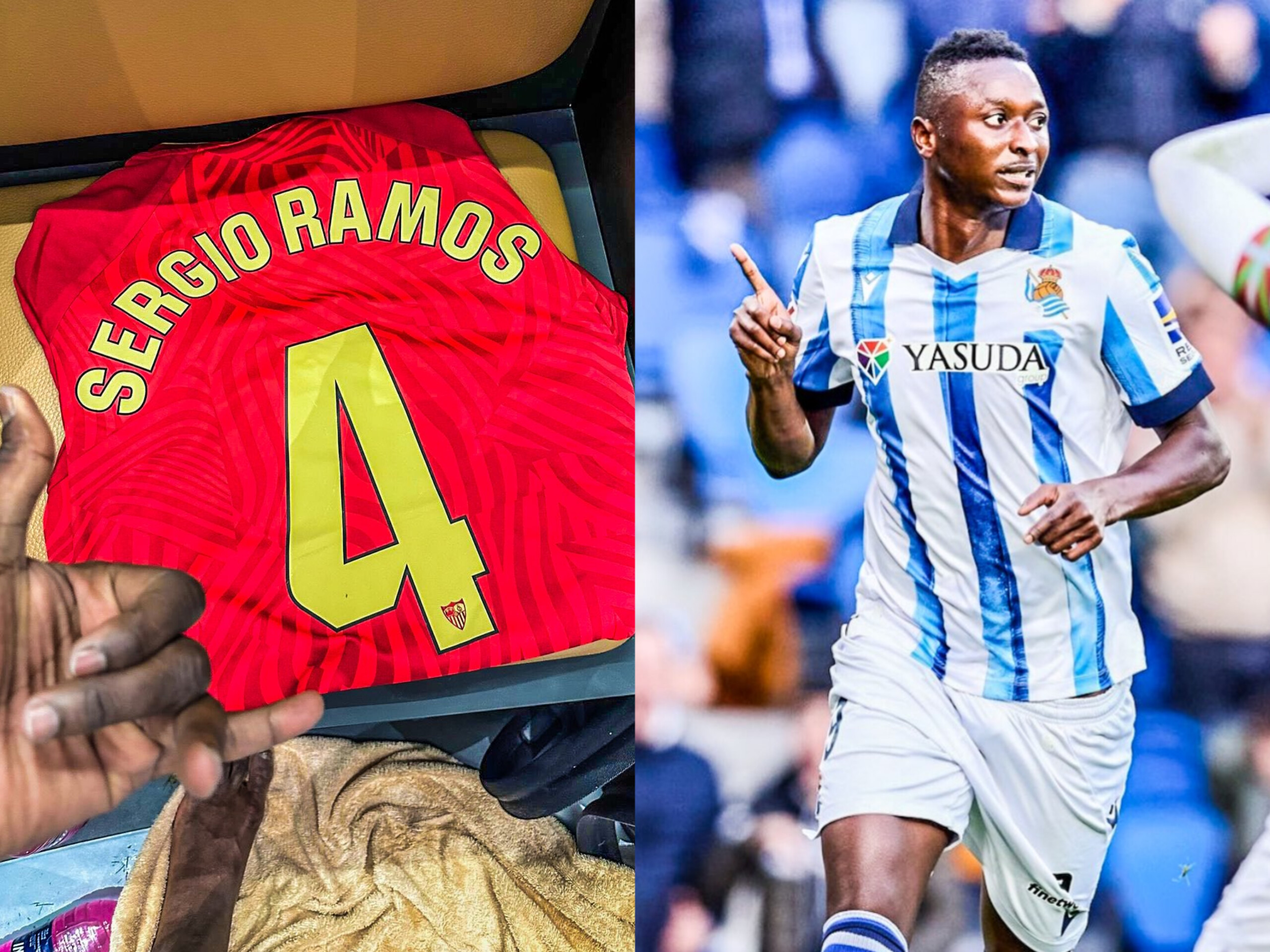 Sergio Ramos sends Umar Sadiq’s gift for wonder goal