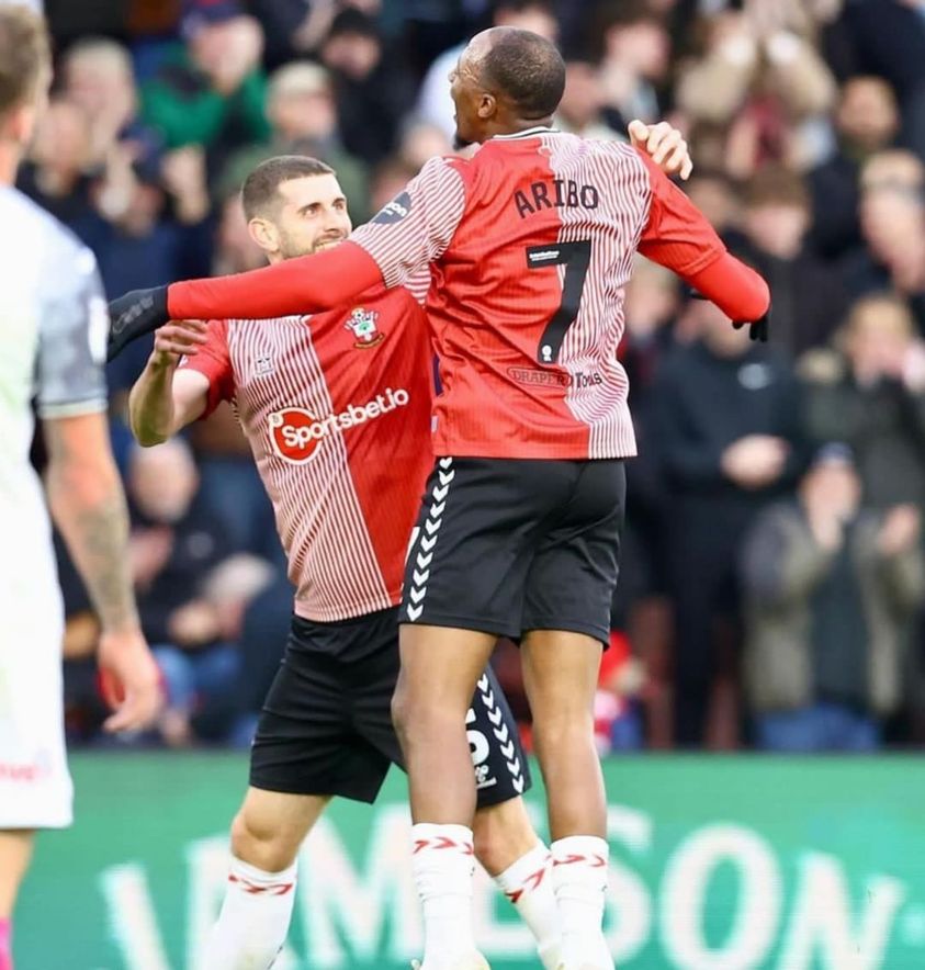 Joe Aribo Shines Bright: Super Eagles Midfielder Nets First Goal In Southampton’s Commanding 5-0 Victory Over Swansea City Joe Aribo Shines Bright: Super Eagles Midfielder Nets First Goal In Southampton’s Commanding 5-0 Victory Over Swansea City