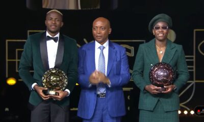 NFF President Hails Nigerian Winners As Osimhen Makes History, Oshoala Clinches Sixth Award,Nnadozie Shines In 2023 CAF Awards NFF President Hails Nigerian Winners As Osimhen Makes History, Oshoala Clinches Sixth Award,Nnadozie Shines In 2023 CAF Awards