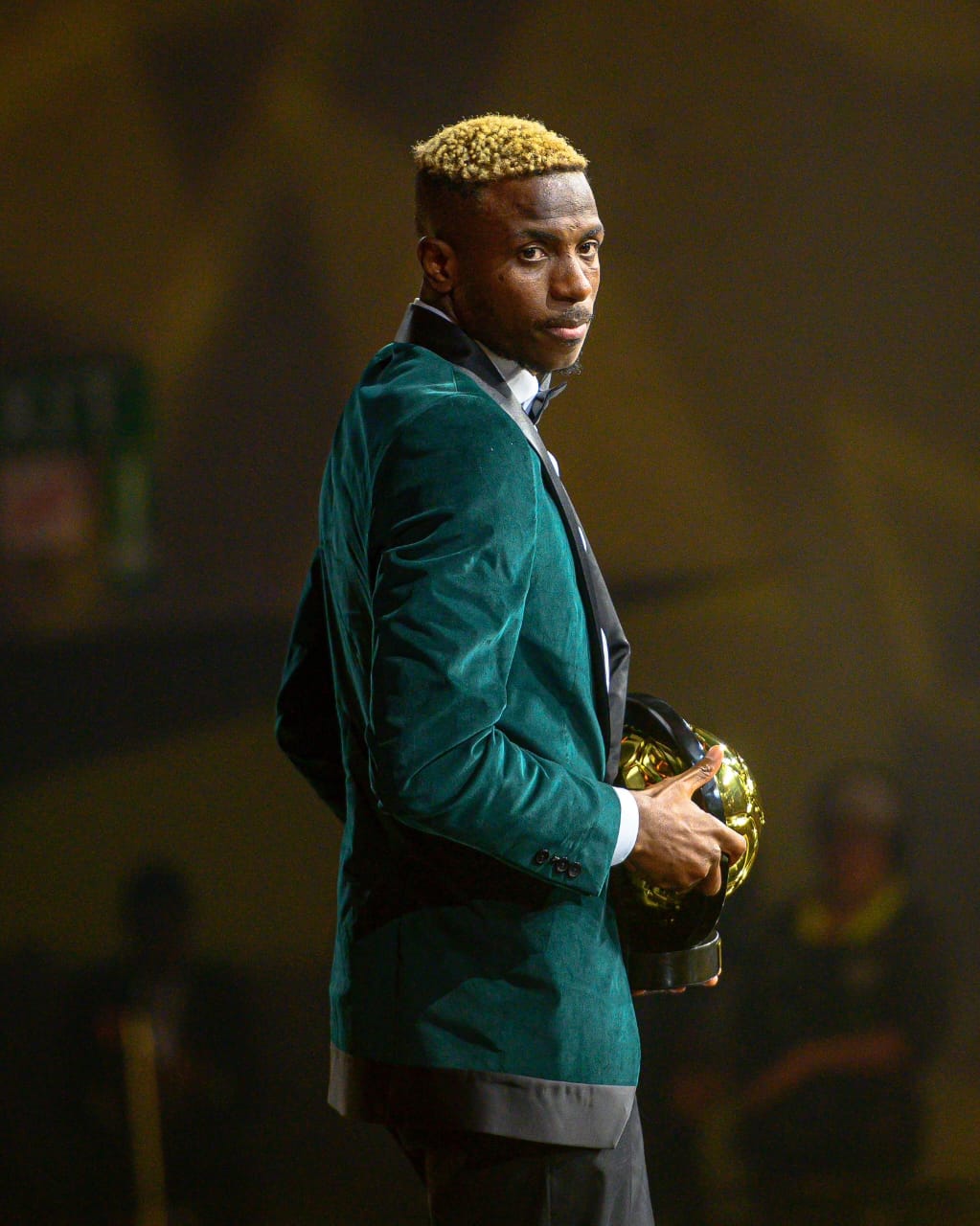 Victor Osimhen Graciously Accepts African Men’s Player Of The Year, Acknowledges Influential Figures Victor Osimhen Graciously Accepts African Men’s Player Of The Year, Acknowledges Influential Figures