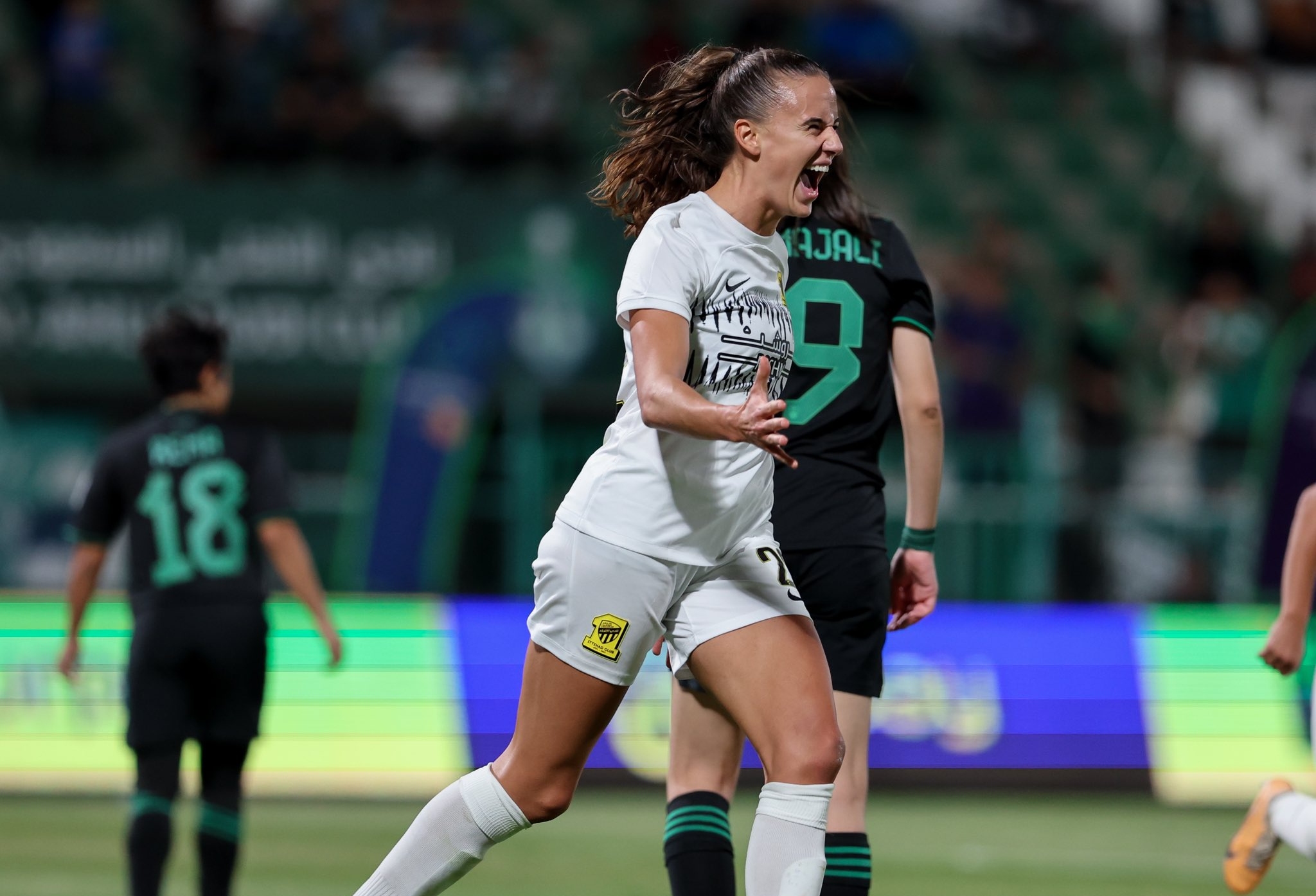 Saudi Arabia: Ashleigh Plumptre bags second hat-trick in Jeddah derby