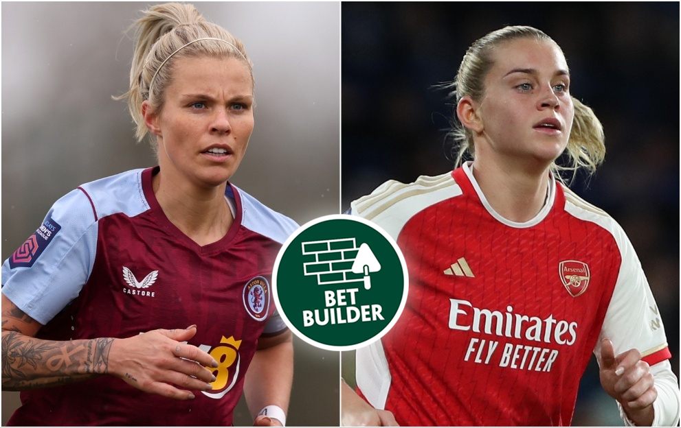 Our 9/1 WSL Aston Villa v Arsenal Bet Builder Our 9/1 WSL Aston Villa v Arsenal Bet Builder