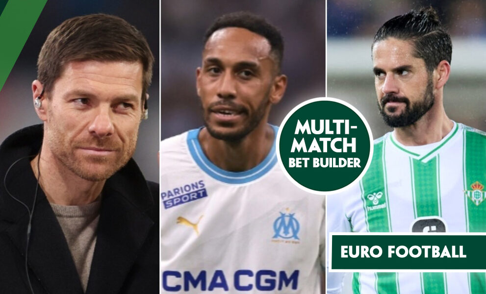 Sunday’s 42/1 Euro Multi-Game Bet Builder Sunday’s 42/1 Euro Multi-Game Bet Builder