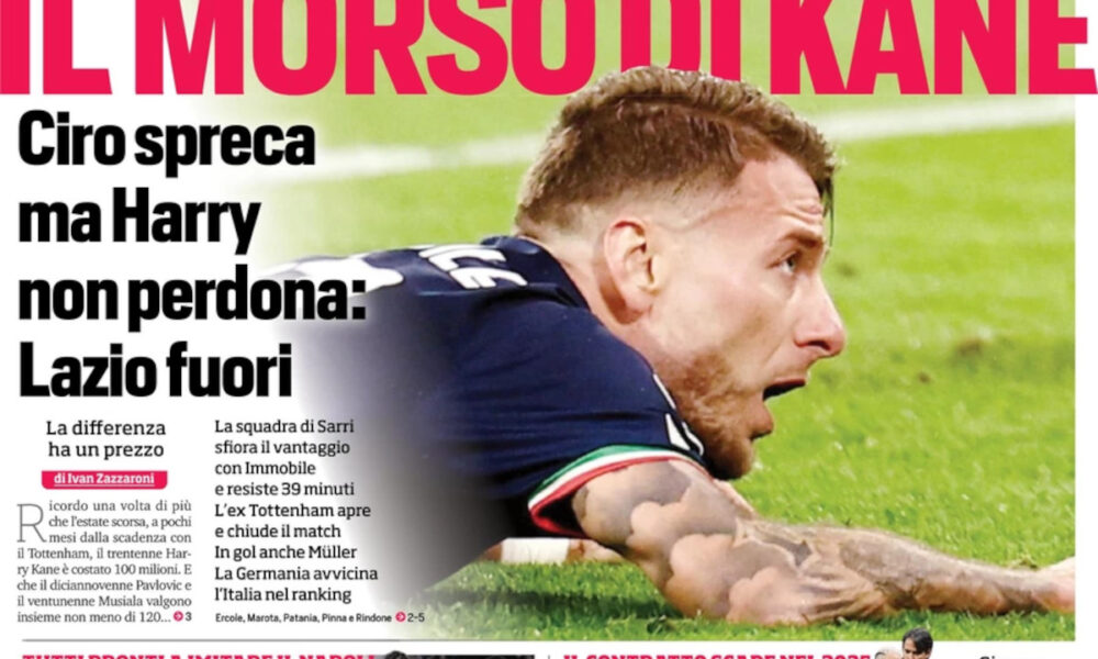 Today’s Papers – Too much Bayern for Lazio, Inter reward Inzaghi Today’s Papers – Too much Bayern for Lazio, Inter reward Inzaghi