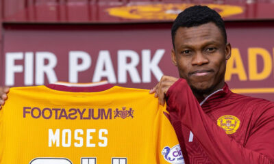 Scottish side Motherwell announces the capture of Nigeria star Moses Ebiye
