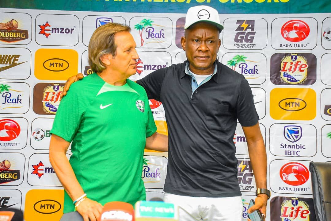 Sport minister John Enoh proud of Falcons’ Paris 2024 Olympics qualification Sport minister John Enoh proud of Falcons’ Paris 2024 Olympics qualification