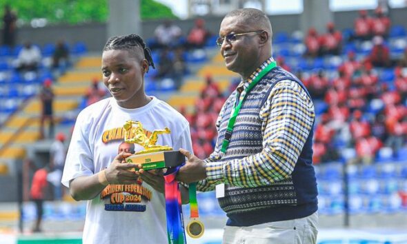 President Federation Cup: Rivers Angels’ Agatha Thompson reacts on winning best goalkeeper 