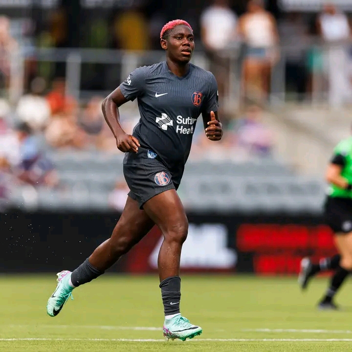 Asisat Oshoala makes history in Bay FC’s win over Racing Louisville Asisat Oshoala makes history in Bay FC’s win over Racing Louisville