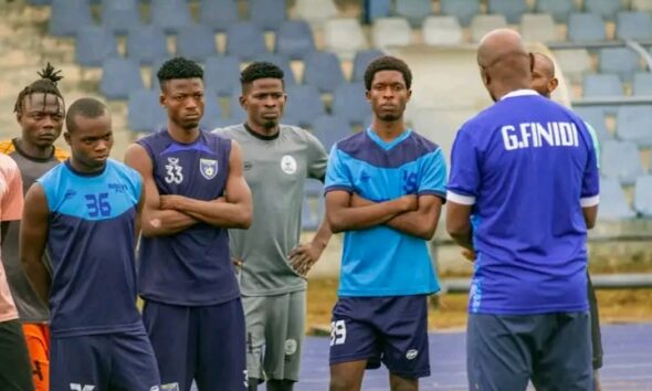 NPFL: Finidi George takes charge of first Rivers United training session