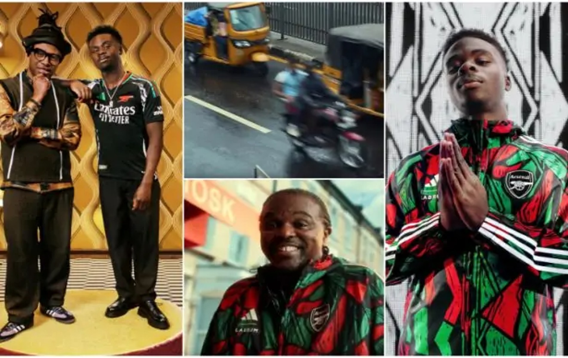 Arsenal unveils new kits with Lagos video Arsenal unveils new kits with Lagos video