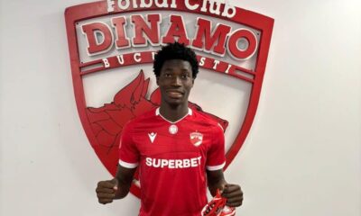 OFFICIAL: Romanian club Dinamo Bucharest signs Nigerian teen Godwin Udosen
