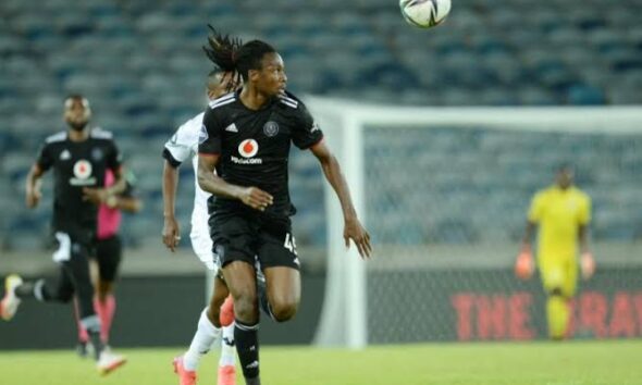Olisa Ndah scores to lead Orlando Pirates into MTN8 semi-final