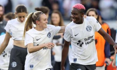 Asisat Oshoala extols Bay FC teammates for holding North Carolina