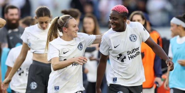 Asisat Oshoala extols Bay FC teammates for holding North Carolina