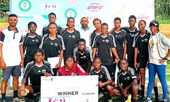 CATS Ladies clinch maiden Girls Plays Sports Football Tournament title