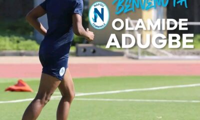 Olamide Adugbe makes impact in Napoli debut despite setback against AS Roma Olamide Adugbe makes impact in Napoli debut despite setback against AS Roma
