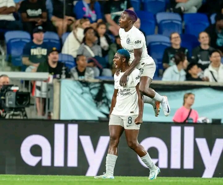 Asisat Oshoala nets seventh goal in Bay FC’s slip up at Gotham