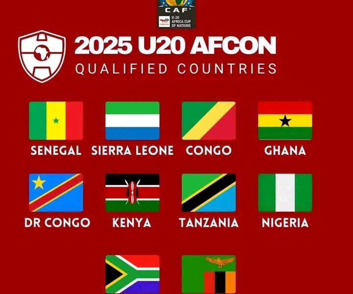 Nigeria join nine teams to qualify for 2025 U-20 Africa Cup of Nations