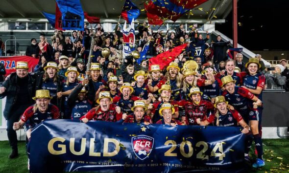 Halimatu Ayinde celebrates second Swedish Damallsvenskan title with Rosengard