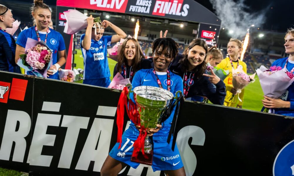 Nigeria forward Maryan Ohadiwe wins Latvian Cup with Rigas Futbola Skola Nigeria forward Maryan Ohadiwe wins Latvian Cup with Rigas Futbola Skola