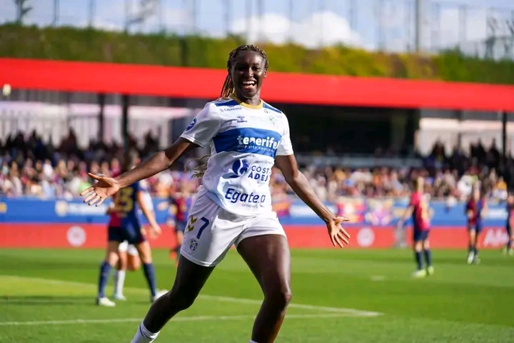 Rinsola Babajide scores third league goal in Levante’s big loss to Barcelona Rinsola Babajide scores third league goal in Levante’s big loss to Barcelona