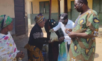 Nigeria goalkeeper Ojo Olorunleke extends food and financial support to Bunu widows Nigeria goalkeeper Ojo Olorunleke extends food and financial support to Bunu widows