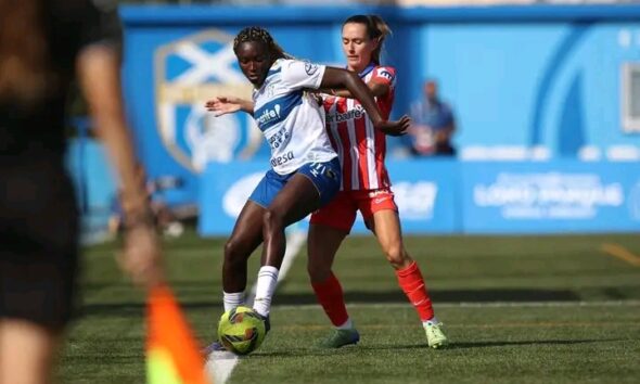Rinsola Babajide’s goal helps Tenerife to stalemate against Atletico Madrid