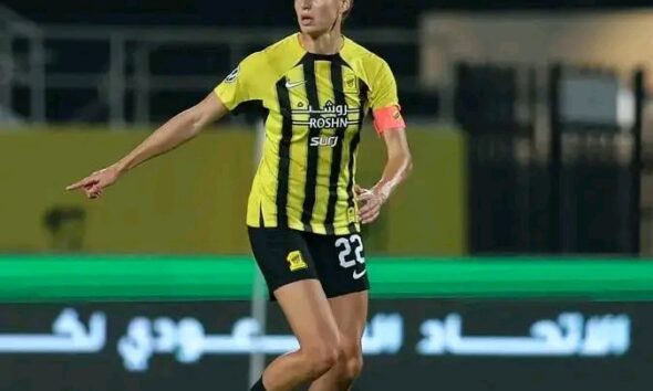 Ashleigh Plumptre scores in Al Ittihad’s home loss to Al Ahli