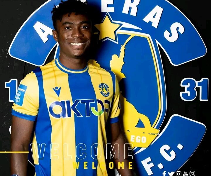 Raymond Adeola joins Asteras Aktor