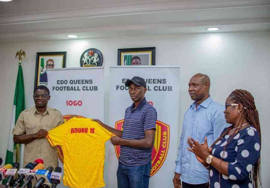Moses Aduku secures contract extension with Edo Queens