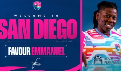 Favour Emmanuel joins Chiamaka Okwuchukwu at San Diego Wave