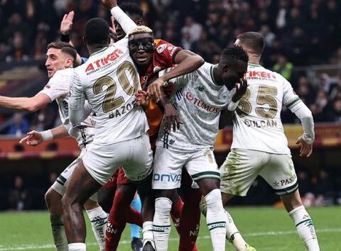 “Then never see anything” — Boniface celebrates Osimhen winner vs Konyaspor