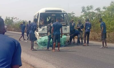 Abubakar Bukola Saraki Football Club escapes tragedy in road accident