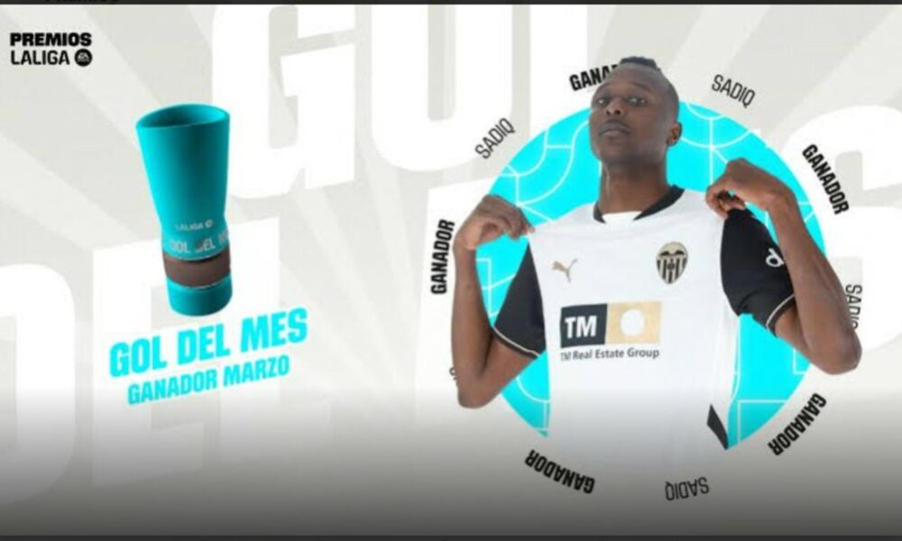 Sadiq Umar wins La Liga Goal of the Month for March 2025 Sadiq Umar wins La Liga Goal of the Month for March 2025