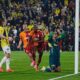 Nigerian footballers celebrate Victor Osimhen’s heroics against Fenerbahçe