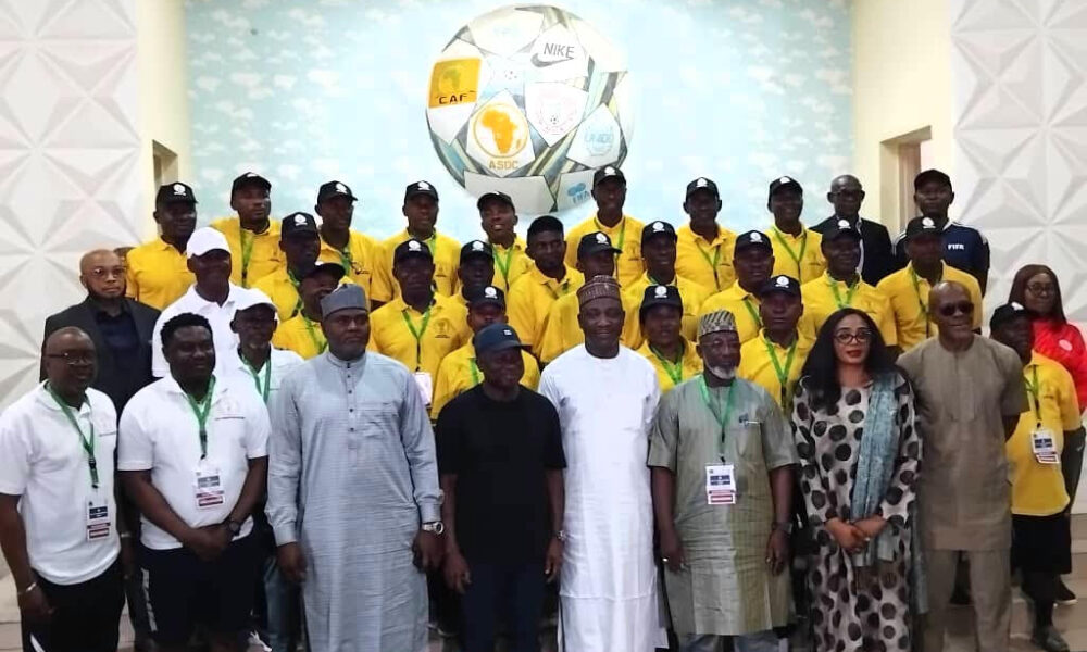 CAF B-Licence Coaching Course Commences in Nigeria CAF B-Licence Coaching Course Commences in Nigeria