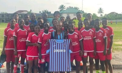 Back to base: Chioma Olise gives back to former club Royal Queens Back to base: Chioma Olise gives back to former club Royal Queens