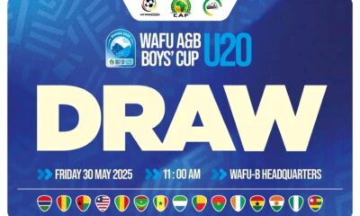 Maiden WAFU-A & B U-20 Boys Cup: Flying Eagles to know foes on Friday