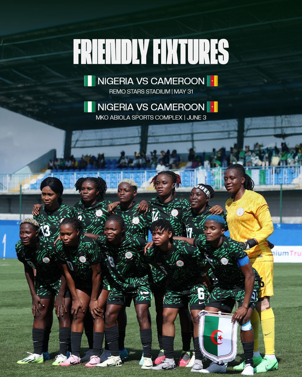Super Falcons camp bubbles ahead of Indomitable Lionesses clash Super Falcons camp bubbles ahead of Indomitable Lionesses clash