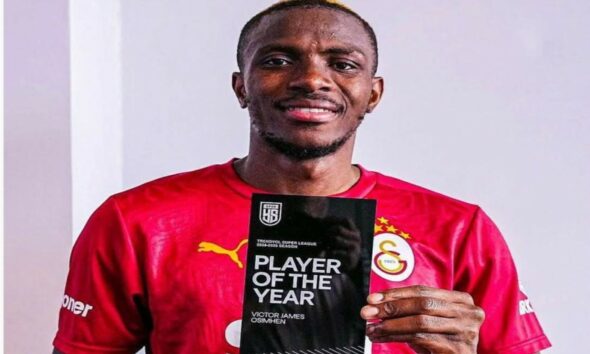 Victor Osimhen Wins 2026 Milliyet Footballer of the Year Award