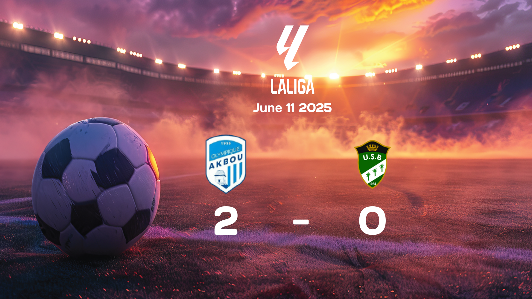 Oued Akbou vs US Biskra: Ligue 1 Match Report – Oued Akbou Secures Victory with 2-0 Win on June 11, 2025 Oued Akbou vs US Biskra: Ligue 1 Match Report – Oued Akbou Secures Victory with 2-0 Win on June 11, 2025