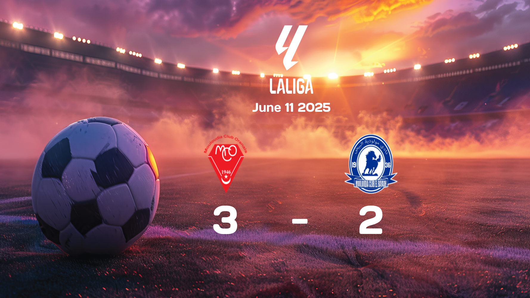 MC Oran edges past El Bayadh 3-2 in exciting Ligue 1 showdown on 2025-06-11 MC Oran edges past El Bayadh 3-2 in exciting Ligue 1 showdown on 2025-06-11
